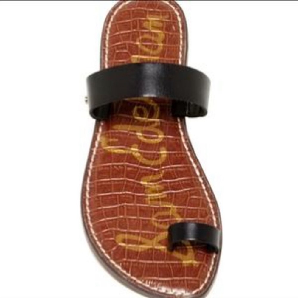 Sam Edelman Black and Brown Sandals